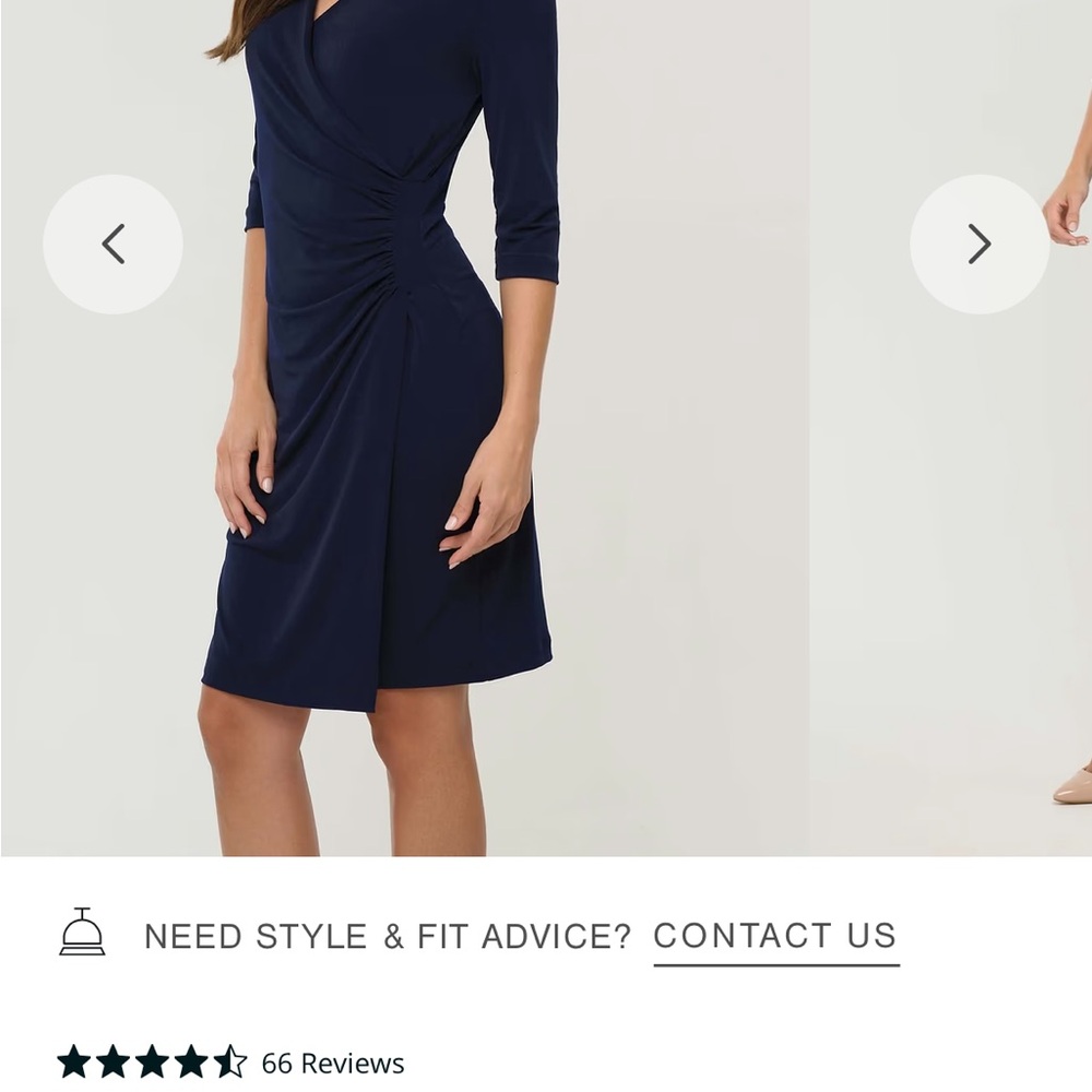 Anatomie Midnight Blue Long Sleeve Dress